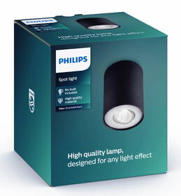 Bodové svietidlo Philips Pillar Single, GU10 čierne

 obrázok produktu 3 z 3