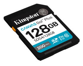 Pamäťová karta Kingston SDXC 128GB U3 UHS-I  (200R/160W) 

 obrázok produktu 1 z 4