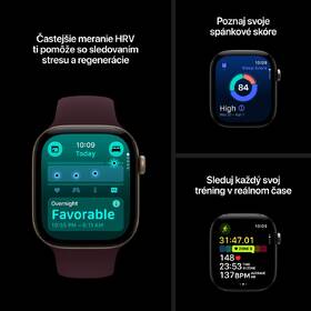 Inteligentné hodinky Apple GPS + Cellular 46 mm svetlo zlatý hliník, pieskový športový remienok - S/M 

 obrázok produktu 4 z 6