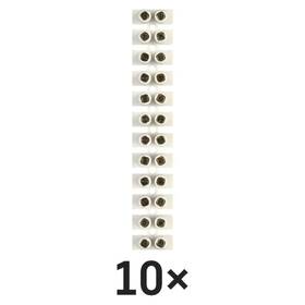 Svorkovnice EMOS ŠROUB. 12 PRV. 2,5–4MM2 32A/450V 10KS biela

 obrázok produktu 2 z 2