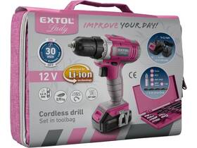 Vŕtací skrutkovač EXTOL 402401 (s batériou) 

 obrázok produktu 8 z 9