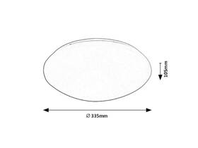 LED stropné svietidlo Rabalux Lucas 71133 biele

 obrázok produktu 3 z 3