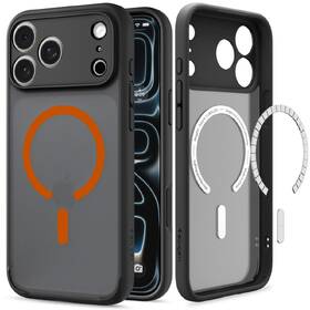 Kryt na mobil Spigen Ultra Hybrid MagSafe na Apple iPhone 18 Pro / 17 Pro čierny/oranžový

 obrázok produktu 1 z 14