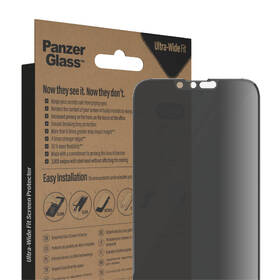 Tvrdené sklo PanzerGlass Privacy na Apple iPhone 14 Plus/13 Pro Max s inštalačným rámčekom 

 obrázok produktu 6 z 6