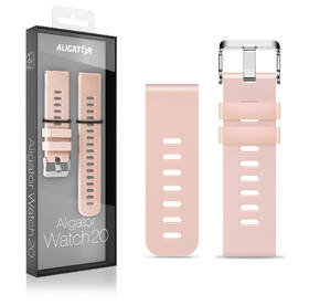 Remienok Aligator 20AW0004, silikónový 20mm ružový

 obrázok produktu 1 z 2