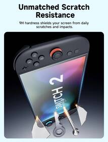 Tvrdené sklo JSAUX Anti-Glare Screen Protector - Nintendo Switch 2 (2 ks) sklo

 obrázok produktu 4 z 9