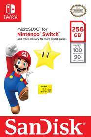 Pamäťová karta SANDISK Micro SDXC 256GB UHS-I U3 (V30) pre Nintendo Switch (100R/90W) 

 obrázok produktu 2 z 2