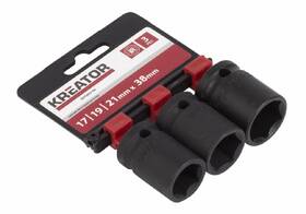 Sada hlavíc Kreator KRT095100  17-19-21mm 1/2" (3 ks) 

 obrázok produktu 1 z 1