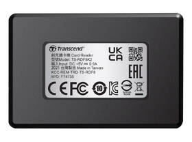 Čítačka pamäťových kariet Transcend RDF8, USB-A/SDHC, SDXC, microSDHC, microSDXC, CompactFlash čierna

 obrázok produktu 3 z 3