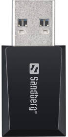 Wi-Fi adaptér Sandberg Mini Wifi Dongle 1300 Mbit/s čierny

 obrázok produktu 1 z 4