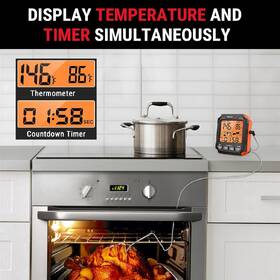 Teplomer do mäsa ThermoPro TP-716 žltý

 obrázok produktu 4 z 7