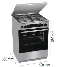 Kombinovaný sporák Gorenje GKS6C71XF nerez

 obrázok produktu 14 z 14