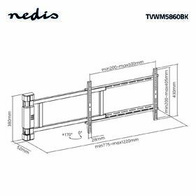 Držiak na TV Nedis motorizovaný, pre uhlopriečky 32" až 75", nosnosť 50 kg čierny

 obrázok produktu 8 z 8