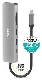 Dokovacia stanica PORT CONNECT 6v1 USB-C, 1x 4K strieborná

 obrázok produktu 6 z 8
