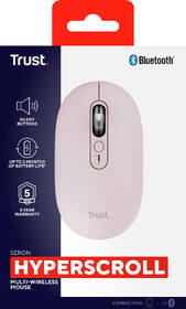 Myš Trust Seron Hyperscroll Slim ružová

 obrázok produktu 8 z 11