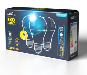 LED žiarovka ETA EKO LEDka klasik 11W, E27, neutrálna biela, 3ks 

 obrázok produktu 3 z 3