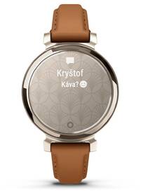 Inteligentné hodinky Garmin Lily 2 Classic - Cream Gold / Tan Leather Band 

 obrázok produktu 3 z 7