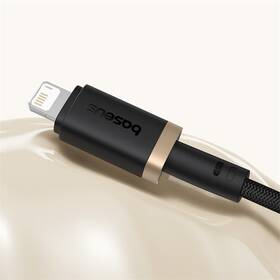 Kábel Baseus Dura USB/Lightning, 2.4A, 2m čierny/zlatý

 obrázok produktu 8 z 16