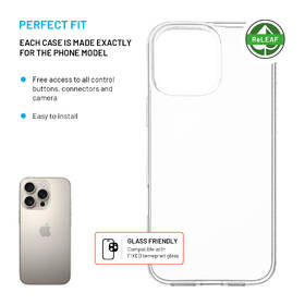 Kryt na mobil FIXED ReStory AntiUV na Apple iPhone 16 Pro Max priehľadný

 obrázok produktu 2 z 4