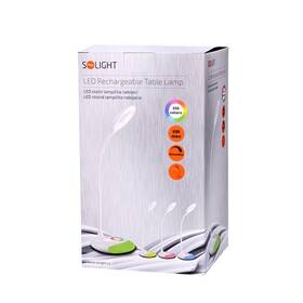 Stolná lampa Solight WO44, nabíjacia, stmievaná, 5W, USB napájanie biela

 obrázok produktu 8 z 8
