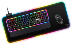 Podložka pod klávesnicu a myš YENKEE YPM 3006 RGB Warp, 93 x 35 cm čierna

 obrázok produktu 1 z 3