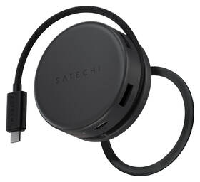 USB Hub Satechi OntheGo 7-in-1 Multiport Adapter čierny

 obrázok produktu 1 z 8