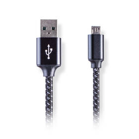 Kábel AQ USB/Micro USB, 2,4 A, 1m čierny

 obrázok produktu 2 z 2