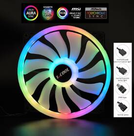 Ventilátor 1stCOOL AURA EVO Ring ARGB PWM priehľadný

 obrázok produktu 1 z 18