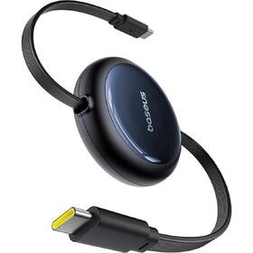 Kábel Baseus Nomos Retractable, USB-C/USB-C 1,5m čierny

 obrázok produktu 2 z 3