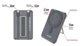 Powerbank Verbatim Charge 'n' Go 2C, 2× USB-C, 5000 mAh sivý

 obrázok produktu 6 z 7