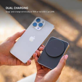 Powerbank FIXED MagZen 5 Stand, nabíjení Apple Watch, MagSafe, 5000 mAh sivá

 obrázok produktu 4 z 10
