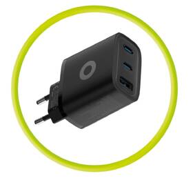 Nabíjačka do siete Mobile Origin GaN 40W MO13, 1x USB-A,  2xUSB-C čierna

 obrázok produktu 5 z 12