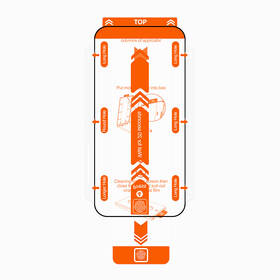 Tvrdené sklo Mobile Origin Orange Screen Guard Apple iPhone 11 Pro/XS/X s aplikátorom, 2 pack čierna

 obrázok produktu 4 z 4