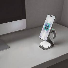 Bezdrôtová nabíjačka Cubenest SQ314 Qi2.2 3v1 s MagSafe sivá

 obrázok produktu 12 z 19