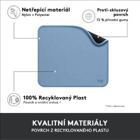 Podložka pod myš Logitech Mouse Pad Studio Series, 20 x 23 cm modrá

 obrázok produktu 6 z 10