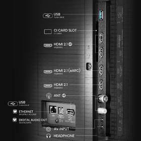 Televízor Hisense 75U7Q PRO 

 obrázok produktu 8 z 10
