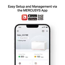 Kompletný Wi-Fi systém Mercusys Halo H37BE (2 ks) biely

 obrázok produktu 7 z 9