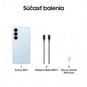 Mobilný telefón Samsung Galaxy S26+ 5G 12 GB / 512 GB modrý

 obrázok produktu 8 z 19