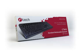 Klávesnica C-Tech KB-102 SLIM, PS2, CZ/SK čierna

 obrázok produktu 1 z 1