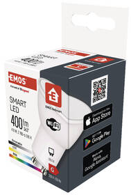 Inteligentná žiarovka EMOS GoSmart MR16 4,8 W GU10 Wi-Fi RGBW 

 obrázok produktu 4 z 4
