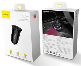 Adaptér do auta Baseus 2x USB, 30 W, QC 3.0 čierny

 obrázok produktu 5 z 5
