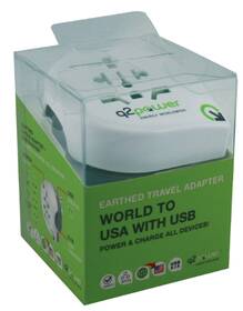 Cestovný adaptér Q2 Power World - USA + USB 

 obrázok produktu 2 z 2