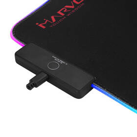 Podložka pod myš Marvo MG8, RGB, 35 x 25 cm čierna

 obrázok produktu 2 z 3
