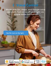 Vypínač Meross Smart Wi-Fi, 1 Gang 2 way Touch Button, Neutral Wire Required biely

 obrázok produktu 8 z 9