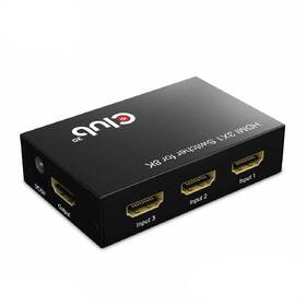 HDMI rozbočovač Club3D Switch 1:3 HDMI, 3 porty 

 obrázok produktu 1 z 3