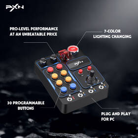 Ovládací panel PXN CB1 Control Box, PC čierny

 obrázok produktu 7 z 14