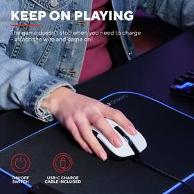 Myš Trust GXT 923 YBAR Wireless biela

 obrázok produktu 8 z 11