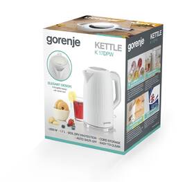 Rýchlovarná kanvica Gorenje K17DPW, 1,7 l biela

 obrázok produktu 6 z 6