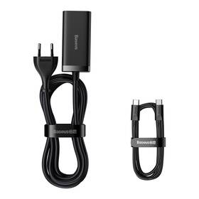 Nabíjačka do siete Baseus GaN3, 2x USB-A, 2x USB-C 100W čierna

 obrázok produktu 6 z 15