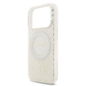Kryt na mobil Guess IML Flowers Allover Strap MagSafe na Apple iPhone 17 Pro biely

 obrázok produktu 4 z 7